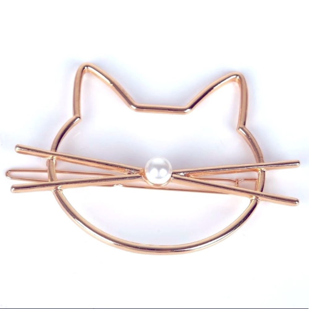 Adorable Cat Hairpin